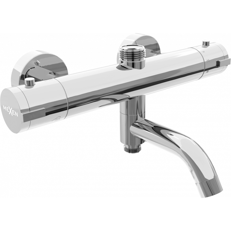 Mexen Kai termostatyczna bateria wannowo-prysznicowa, chrom - 77900-00