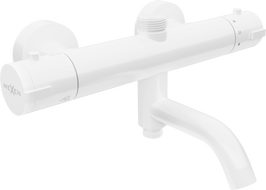 Mexen Kai termostatyczna bateria wannowo-prysznicowa, biała - 77900-20