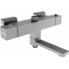 Mexen Cube termostatyczna bateria wannowo-prysznicowa,  gun gray szczotkowany - 77910-66