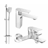 Mexen Alexa DQ62 zestaw wannowy, chrom - 71203DQ62-00