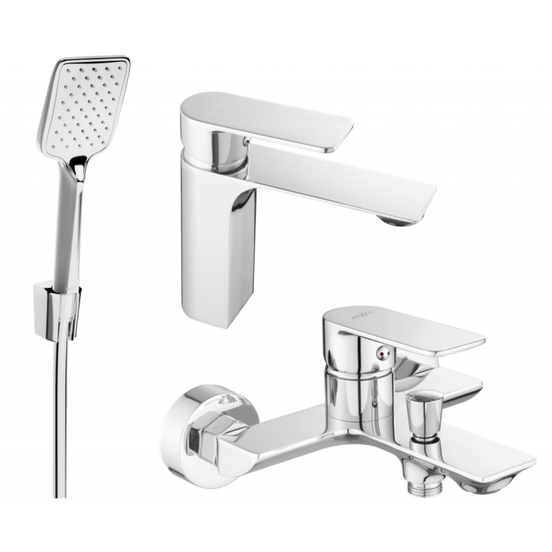 Mexen Alexa R62 zestaw wannowy, chrom - 71203R62-00