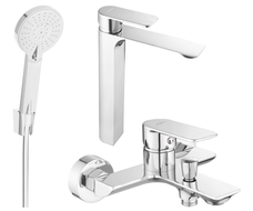 Mexen Alexa R40 zestaw wannowy, chrom - 71213R40-00