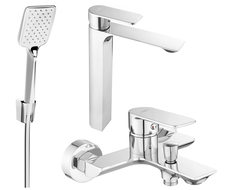 Mexen Alexa R62 zestaw wannowy, chrom - 71213R62-00