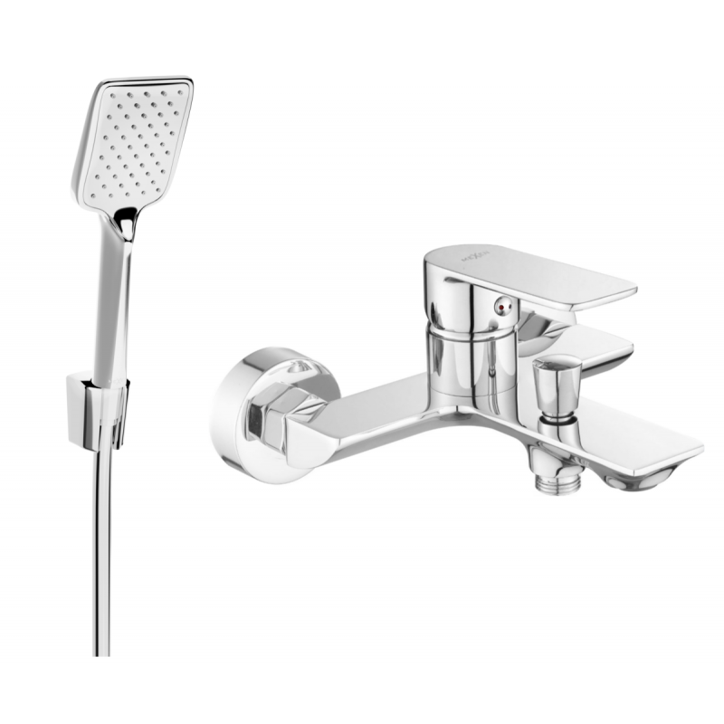 Mexen Alexa R62 bateria wannowa z zestawem prysznicowym, chrom - 7123R62-00