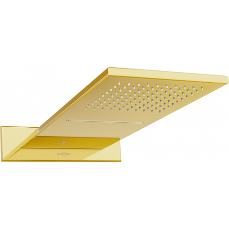 Mexen Waterfall deszczownica slim 50 x 22 cm, złota - 79190-50