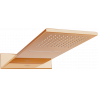 Mexen Waterfall deszczownica slim 50 x 22 cm, różowe złoto - 79190-60