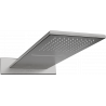 Mexen Waterfall deszczownica slim 50 x 22 cm, gun gray szczotkowany - 79190-66