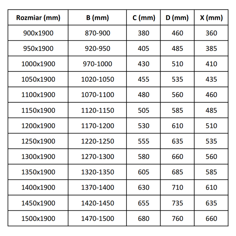 Mexen Apia drzwi prysznicowe rozsuwane 100 cm, transparent, chrom - 845-100-000-01-00