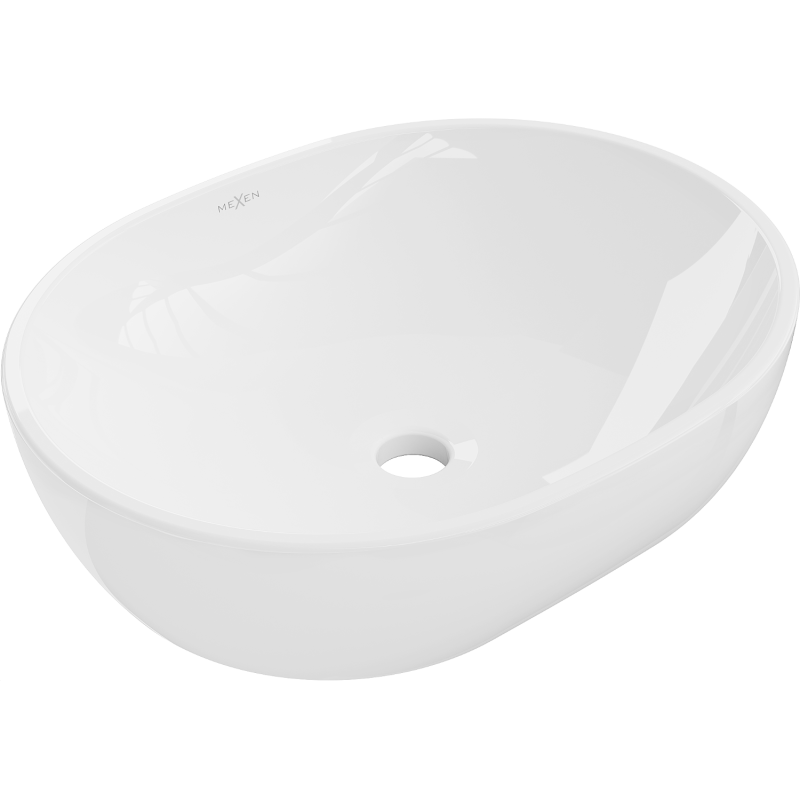 Mexen Viki umywalka nablatowa 48 x 35 cm, biała - 21054800