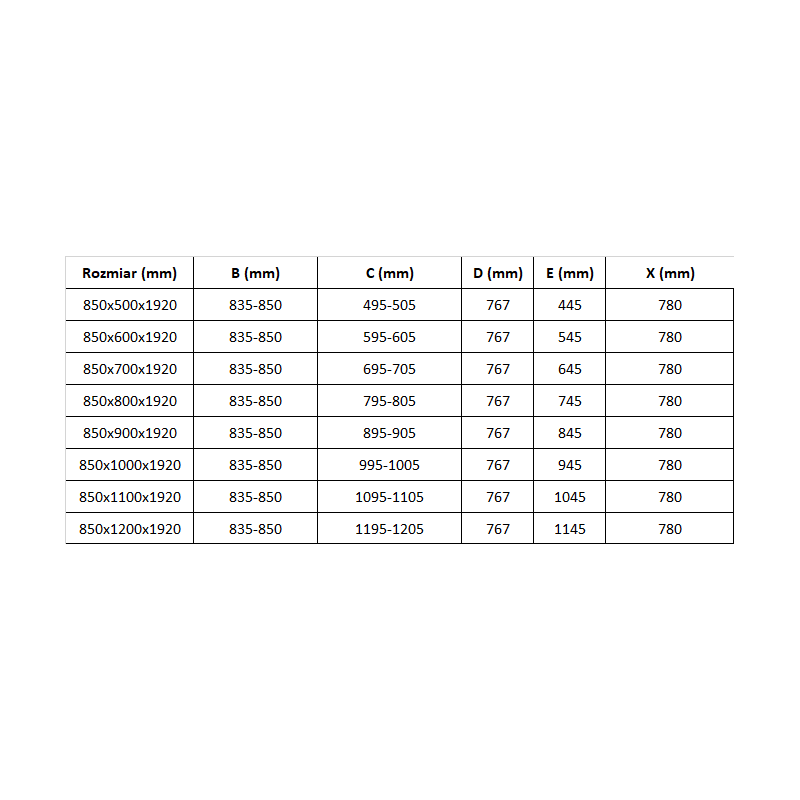 Mexen Pretoria kabina prysznicowa uchylna 85 x 70 cm, transparent, chrom - 852-085-070-01-00