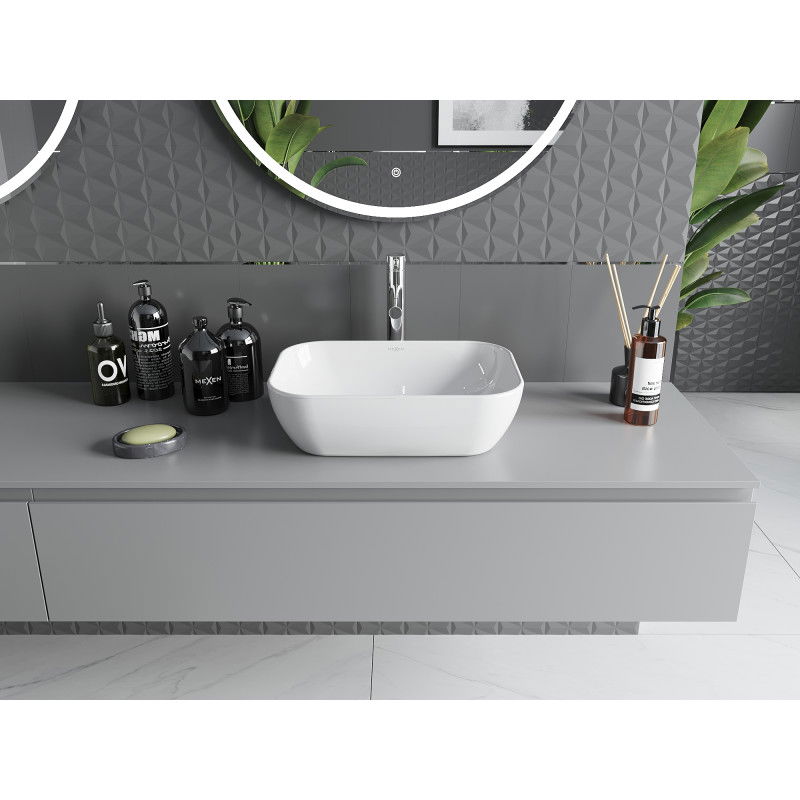 Mexen Rita umywalka nablatowa 45 x 32 cm, biała - 21084500