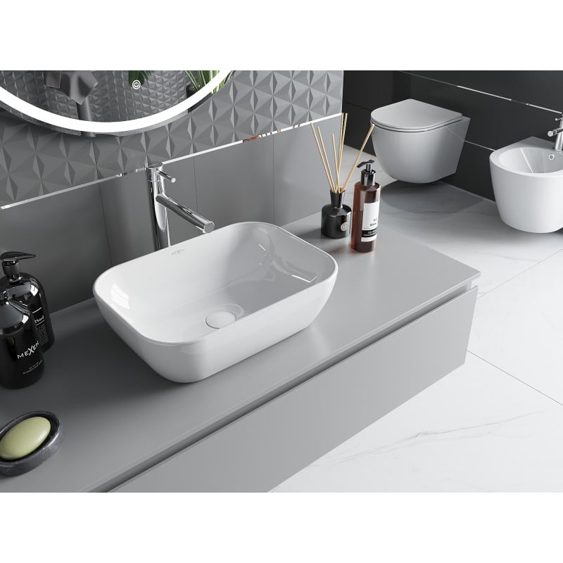 Mexen Rita umywalka nablatowa 45 x 32 cm, biała - 21084500