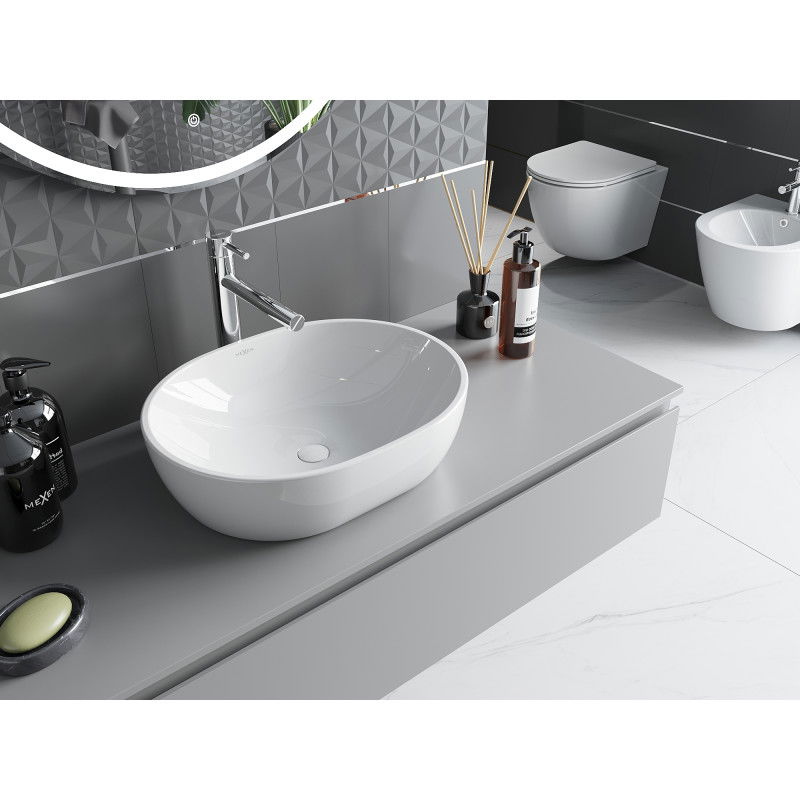 Mexen Viki umywalka nablatowa 48 x 35 cm, biała - 21054800