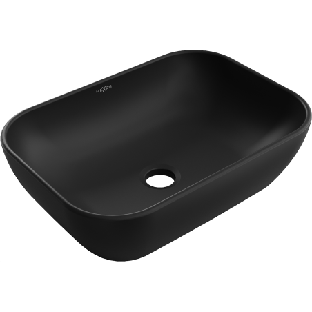 Mexen Rita umywalka nablatowa 45 x 32 cm, czarna mat - 21084585