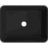Mexen Catia umywalka nablatowa 48 x 37 cm, czarna mat/złota - 21314876