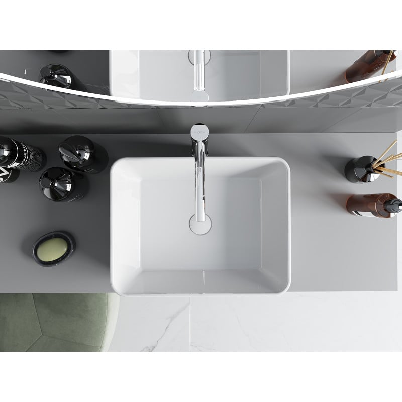 Mexen Catia umywalka nablatowa 48 x 37 cm, biała - 21314800