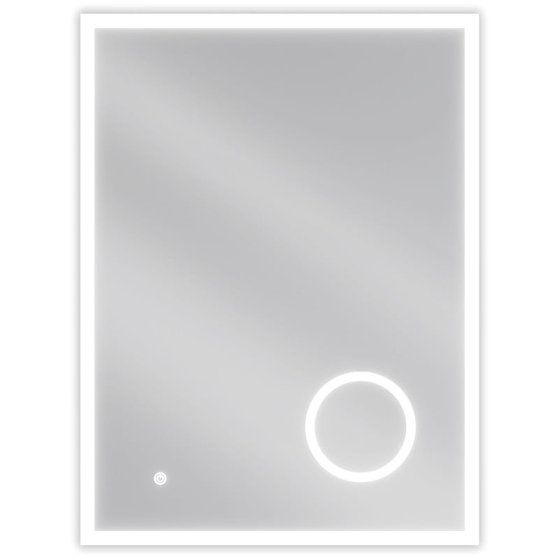 Mexen Kala lustro łazienkowe podświetlane z lusterkiem kosmetycznym 60 x 80 cm, LED 6000K, antypara - 9820-060-080-611-00