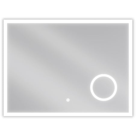 Mexen Kala lustro łazienkowe podświetlane z lusterkiem kosmetycznym 80 x 60 cm, LED 6000K, antypara - 9820-080-060-611-00