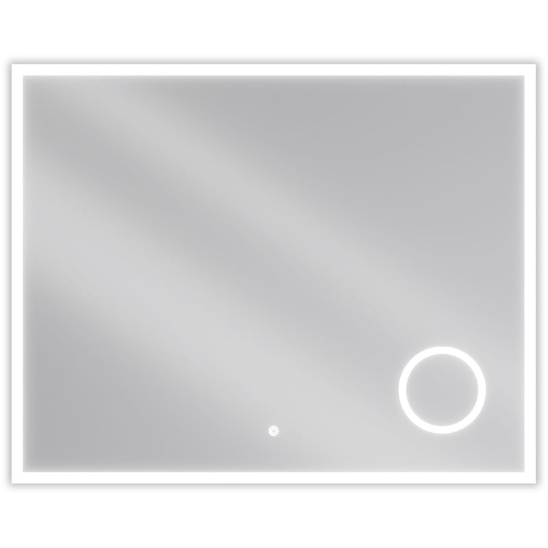 Mexen Kala lustro łazienkowe podświetlane z lusterkiem kosmetycznym 100 x 80 cm, LED 6000K, antypara - 9820-100-080-611-00