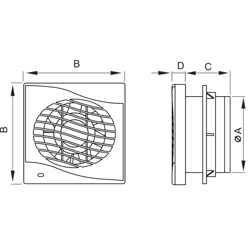 Mexen DXS 120 wentylator łazienkowy, włącznik sznurkowy, biały - W9603-125K-00