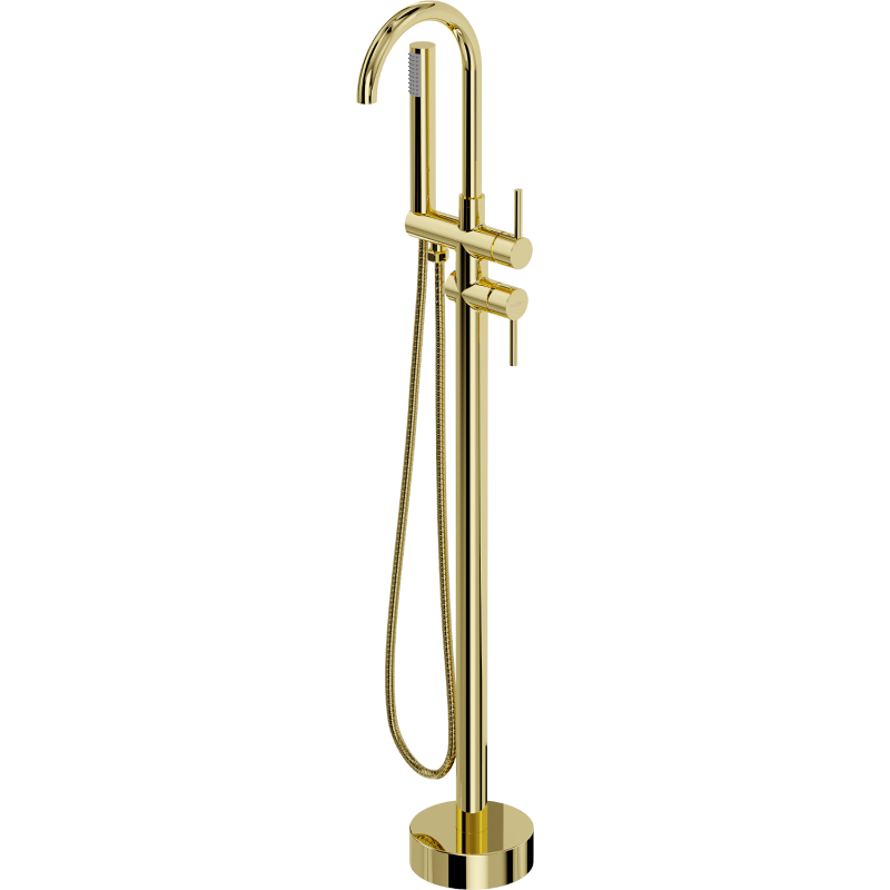 Mexen Alma wolnostojąca bateria wannowa, złota - 75033-50