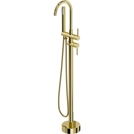 Mexen Alma wolnostojąca bateria wannowa, złota - 75033-50