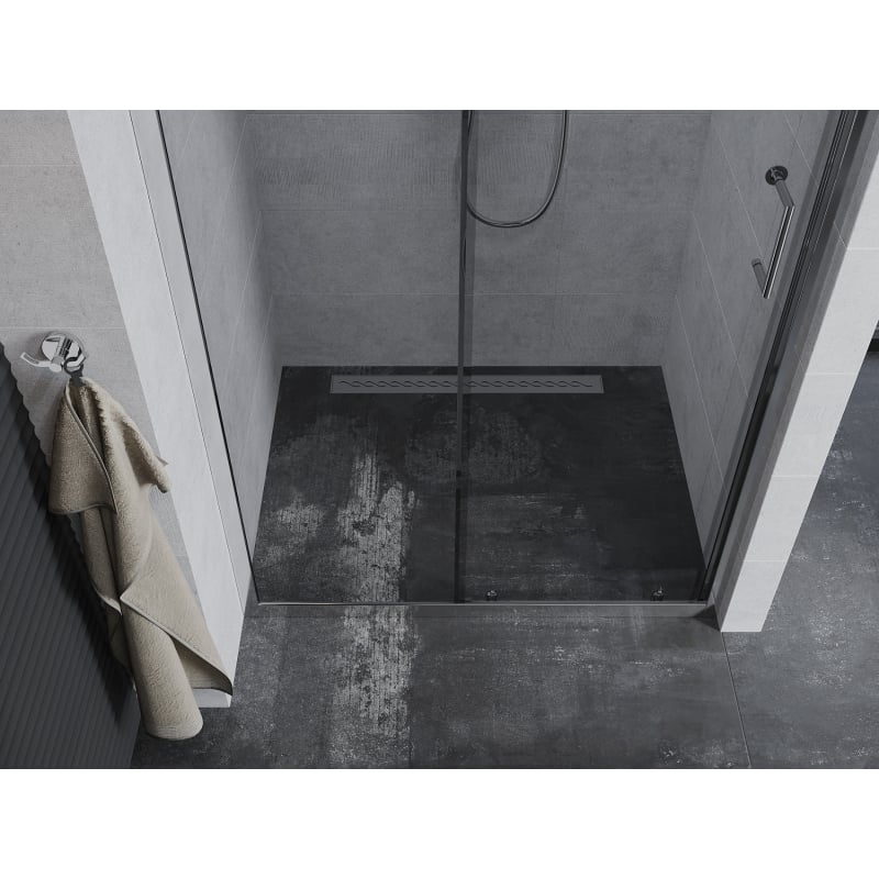 Mexen Apia drzwi prysznicowe rozsuwane 90 cm, transparent, chrom - 845-090-000-01-00