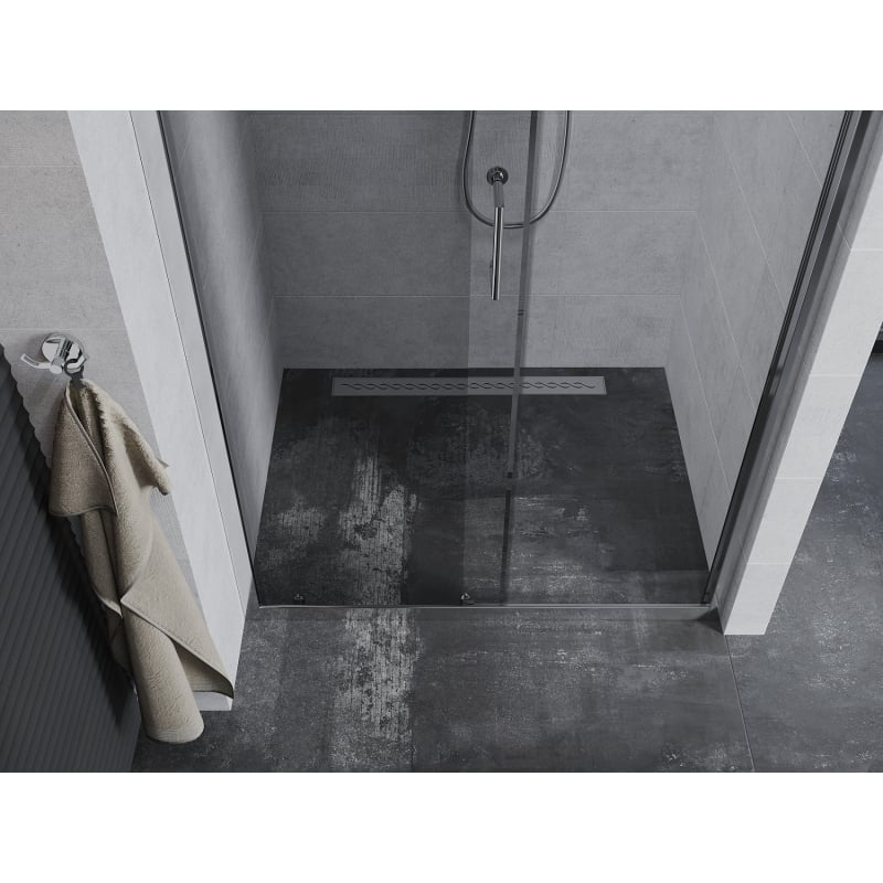 Mexen Apia drzwi prysznicowe rozsuwane 135 cm, transparent, chrom - 845-135-000-01-00