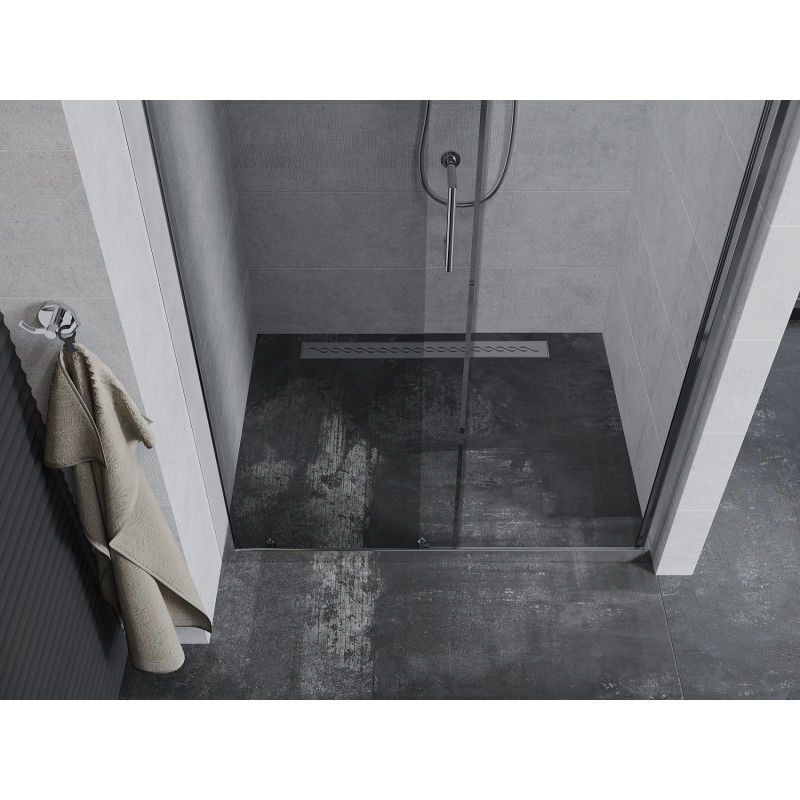 Mexen Apia drzwi prysznicowe rozsuwane 140 cm, transparent, chrom - 845-140-000-01-00