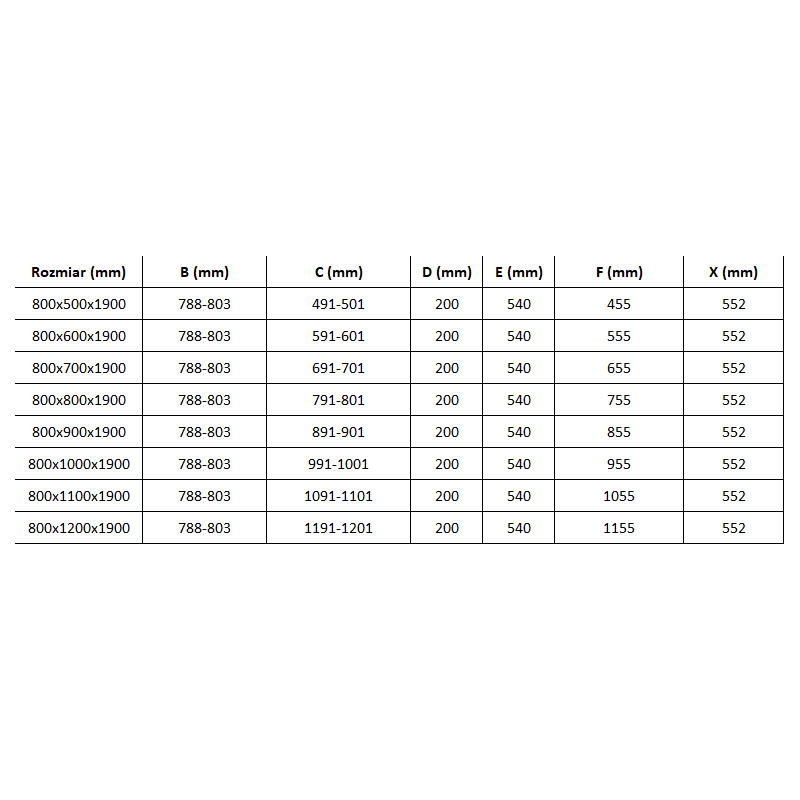 Mexen Roma kabina prysznicowa uchylna 80 x 100 cm, transparent, chrom - 854-080-100-01-00