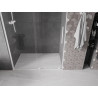 Mexen Velar drzwi prysznicowe rozsuwane 140 cm, transparent, białe - 871-140-000-01-20