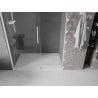 Mexen Velar drzwi prysznicowe rozsuwane 150 cm, transparent, białe - 871-150-000-01-20