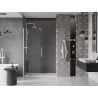 Mexen Velar drzwi prysznicowe rozsuwane 150 cm, transparent, białe - 871-150-000-01-20