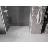 Mexen Velar drzwi prysznicowe rozsuwane 160 cm, transparent, białe - 871-160-000-01-20