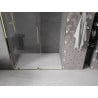 Mexen Velar drzwi prysznicowe rozsuwane 130 cm, transparent, złote - 871-130-000-01-50