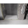 Mexen Velar drzwi prysznicowe rozsuwane 130 cm, transparent, złote szczotkowane - 871-130-000-01-55