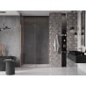 Mexen Velar drzwi prysznicowe rozsuwane 140 cm, transparent, miedź szczotkowana - 871-140-000-01-65