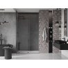 Mexen Velar drzwi prysznicowe rozsuwane 160 cm, transparent, gun gray szczotkowany - 871-160-000-01-66