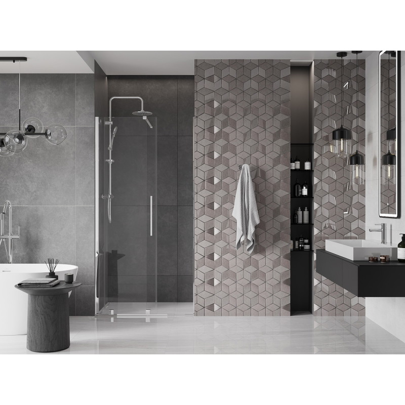 Mexen Velar drzwi prysznicowe rozsuwane 100 cm, transparent, chrom - 871-100-000-01-01