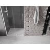 Mexen Velar drzwi prysznicowe rozsuwane 120 cm, transparent, białe - 871-120-000-01-20