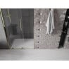 Mexen Velar drzwi prysznicowe rozsuwane 110 cm, transparent, złote - 871-110-000-01-50