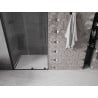 Mexen Velar drzwi prysznicowe rozsuwane 110 cm, transparent, czarne - 871-110-000-01-70
