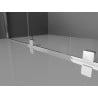 Mexen Velar drzwi prysznicowe rozsuwane 130 cm, transparent, chrom - 871-130-000-01-01