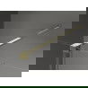 Mexen Velar drzwi prysznicowe rozsuwane 150 cm, transparent, złote - 871-150-000-01-50