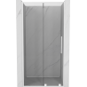 Mexen Velar drzwi prysznicowe rozsuwane 110 cm, transparent, białe - 871-110-000-01-20