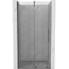 Mexen Velar drzwi prysznicowe rozsuwane 110 cm, transparent, gun gray szczotkowany - 871-110-000-01-66