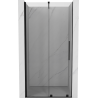 Mexen Velar drzwi prysznicowe rozsuwane 110 cm, transparent, czarne - 871-110-000-01-70