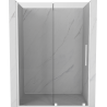Mexen Velar drzwi prysznicowe rozsuwane 140 cm, transparent, białe - 871-140-000-01-20