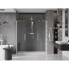 Mexen Velar Duo drzwi prysznicowe rozsuwane 170 cm, transparent, białe - 871-170-000-02-20