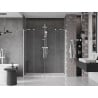 Mexen Velar Duo drzwi prysznicowe rozsuwane 180 cm, transparent, białe - 871-180-000-02-20